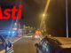 Alcune immagini relative l'incidente verificatosi in serata sul tratto astigiano dell'A21