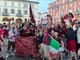 Due immagini, che pubblichiamo per gentile concessione di Gabriele Strozza -Strauss, dei festeggiamenti astigiani dei tifosi rossoneri
