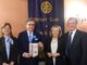 Paola Mogliotti presidente del Rotary Club di Asti con Roberto Xausa, Silvia Scarrone e Marco Conta