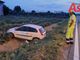 Auto esce di strada a Motta di Costigliole