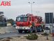 A Valleandona camion carico di legna si ribalta. Disagi per il traffico