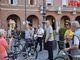 L'assessore Berzano durante un incontro con i ciclisti (Archivio - MerfePhoto)