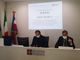 Il presidente Cirio e l'assessore alla Sanità Icardi nel corso della conferenza stampa
