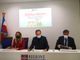 Un'immagine della conferenza stampa di questa mattina