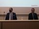Il presidente Cirio e il sindaco di Torino ritratti nel corso della conferenza stampa