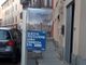 Avviso affisso su una postazione in via Brofferio