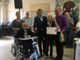 Dovilia Malandrone con suo marito Firmino Avidano, Maurizio Rasero e Marco Gabusi