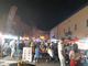 Festa sotto la chiesa di San Pietro non illuminata come di consueto