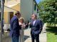 Il sindaco Cavallero con il presidente Cirio (repertorio)