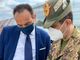 Il presidente Cirio ritratto con il generale Figliuolo nel corso di una visita in Piemonte di quest'ultimo (foto d'archivio)