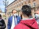 Il governatore Cirio con i lavoratori Embraco