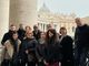 La delegazione in visita al Papa