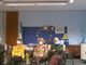 I dirigenti durante la conferenza stampa