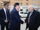 A destra, Bruno Scanferla mentre incontra l'ex premier Giuseppe Conte (foto dal profilo facebook di Cna Piemonte)