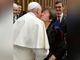 Mariangela Cotto durante un'udienza con Papa Francesco [for courtesy Stefania Morra]