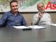 Ernestino Laiolo (a sinistra) con il presidente Giordano