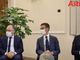 Sindaco e presidente della Provincia fotografati nell'ambito di un evento cittadino