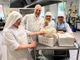 Walter Ferretto del Cascinale con suor Luigina, suor Glenda e suor Yeselia