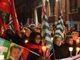 La fiaccolata organizzata dai sindacati in occasione della chiusura della struttura (merphefoto)