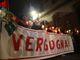 La fiaccolata di protesta dopo la chiusura del Maina (Archivio, MerfePhoto)