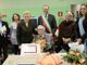 Un immagine dei festeggiamenti organizzati per i 100 anni della signora Briola