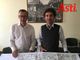 Beppe Passarino e Michele Anselmo in una foto d'archivio