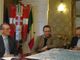 L'assore Berzano ritratto con il vice sindaco Coppo e il sindaco Rasero nel corso della conferenza stampa, del settembre scorso, relativa la &quot;domenica a piedi&quot;