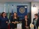 Nella foto, da sinistra: Elisa Chechiele, la presidente dell’R.C. Canelli-Nizza Monferrato Stefania Delsanto, la dottoressa Antonella Giannone e la socia Alessandra Terzolo