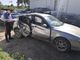 La Alfa 147 incidentata