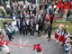 Un immagine, risalente al settembre scorso, dell'inaugurazione del centro culturale albanese