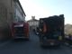 Revigliasco: tubo del gas tranciato durante degli scavi, sul posto i vigili del fuoco