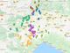 La mappa dei Comuni che riceveranno finanziamenti