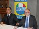 Maurizio Carcione (a destra) ritratto con il segretario del movimento, On. Giacomo Portas
