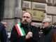 Il sindaco Rasero immortalato, il 17 novembre scorso, durante la manifestazione cuneese pro A33