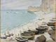 Claude Monet - Bateaux sur la plage à l'Etretat