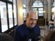 Il presidente Zingaretti mentre risponde alle domande dei giornalisti