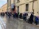 Coda per una mostra a Palazzo Mazzetti (archivio)
