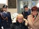Il questore di Asti, Alessandra Faranda Cordella (a destra) con la vedova