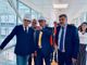 Il governatore Cirio con l'assessore Icardi e il direttore dell'Asl Cn2 di Alba e Bra Massimo Veglio durante il sopralluogo alla struttura del luglio scorso