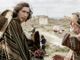 Adam Driver (a sinistra) e il regista Terry Gilliam sul set di &quot;L'uomo che uccise don Chisciotte&quot;