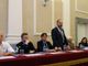 Due immagini inerenti la riunione di questa mattina