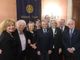 Gli insigniti della “PHF” dell’A.R. 2018-19 con i dirigenti distrettuali e la presidente del Club astigiano Paola Mogliotti