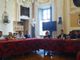 Un momento dell'incontro di questa mattina in municipio a San Damiano