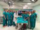 Marco Scaglione, al centro, con tutta la sua equipe.