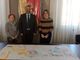 Il sindaco Isnardi con la giunta