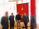 La Guardia di finanza in visita dal presidente della Provincia Rasero