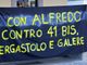 Una foto di una precedente manifestazione in favore di Alfredo Cospito (merfephoto)