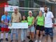 La famiglia di Giovanni Cori consegna il ricavato al dottor Mauro Occhi direttore sanitario Asl At (MerfePhoto)