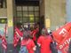 Manifestazione davanti alla Prefettura di Asti della lavoratrici delle mense scolastiche