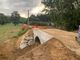 Il cantiere sul ponte